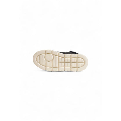 Crime London sort lædersneaker