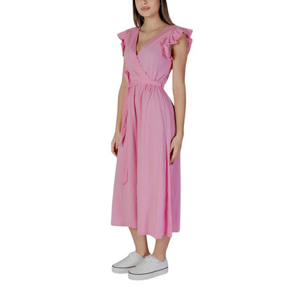 B.Young Multicolor Cotton Dress