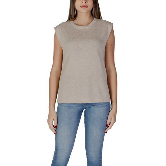 B.Young Beige Viscose Toppe &amp; T-Shirt