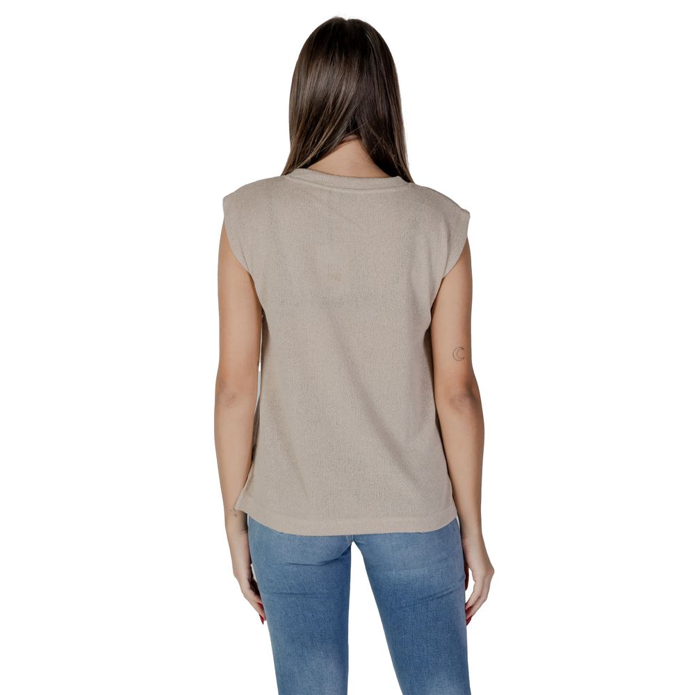 B.Young Beige Viscose Toppe &amp; T-Shirt