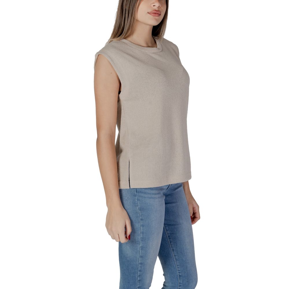 B.Young Beige Viscose Toppe &amp; T-Shirt