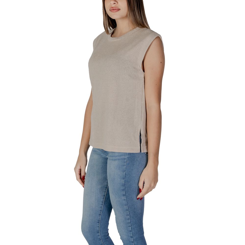 B.Young Beige Viscose Toppe &amp; T-Shirt