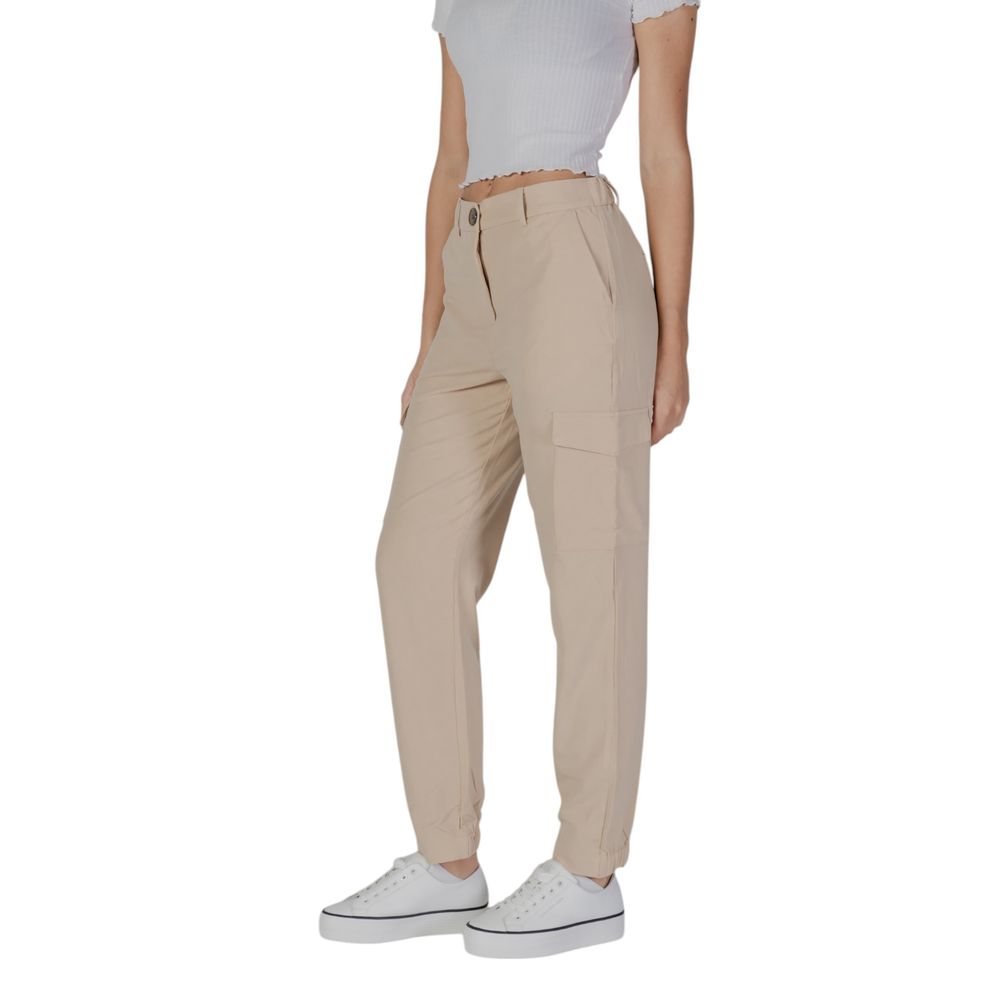 B.Young Beige polyester jeans og bukser