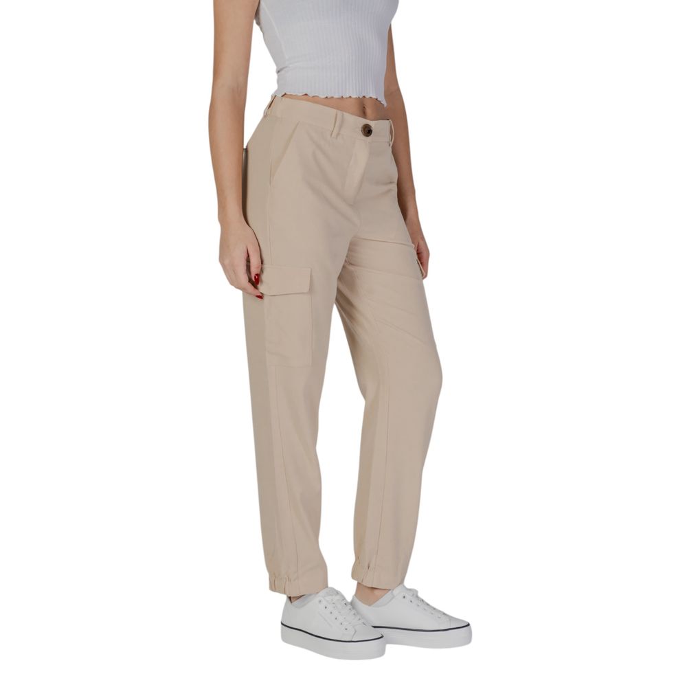 B.Young Beige polyester jeans og bukser