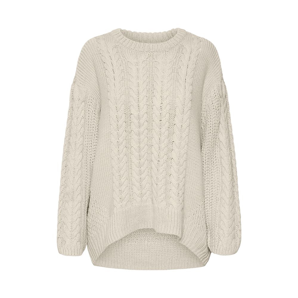 Vero Moda Beige bomuldstrøje