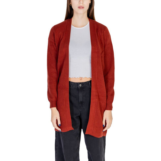 Vero Moda rød viskose cardigan