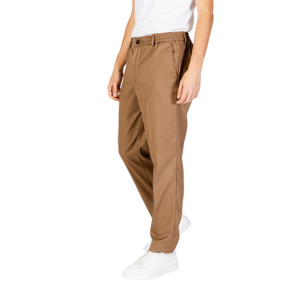 Hamaki-Ho Beige polyester jeans og bukser