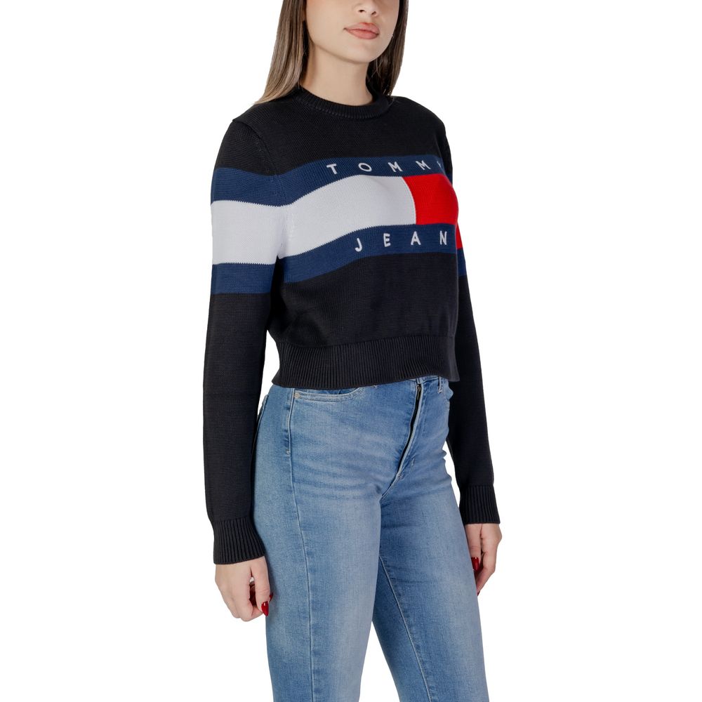 Tommy Hilfiger Jeans Sorte Bomuld Rigenerato Toppe &amp; T-shirt