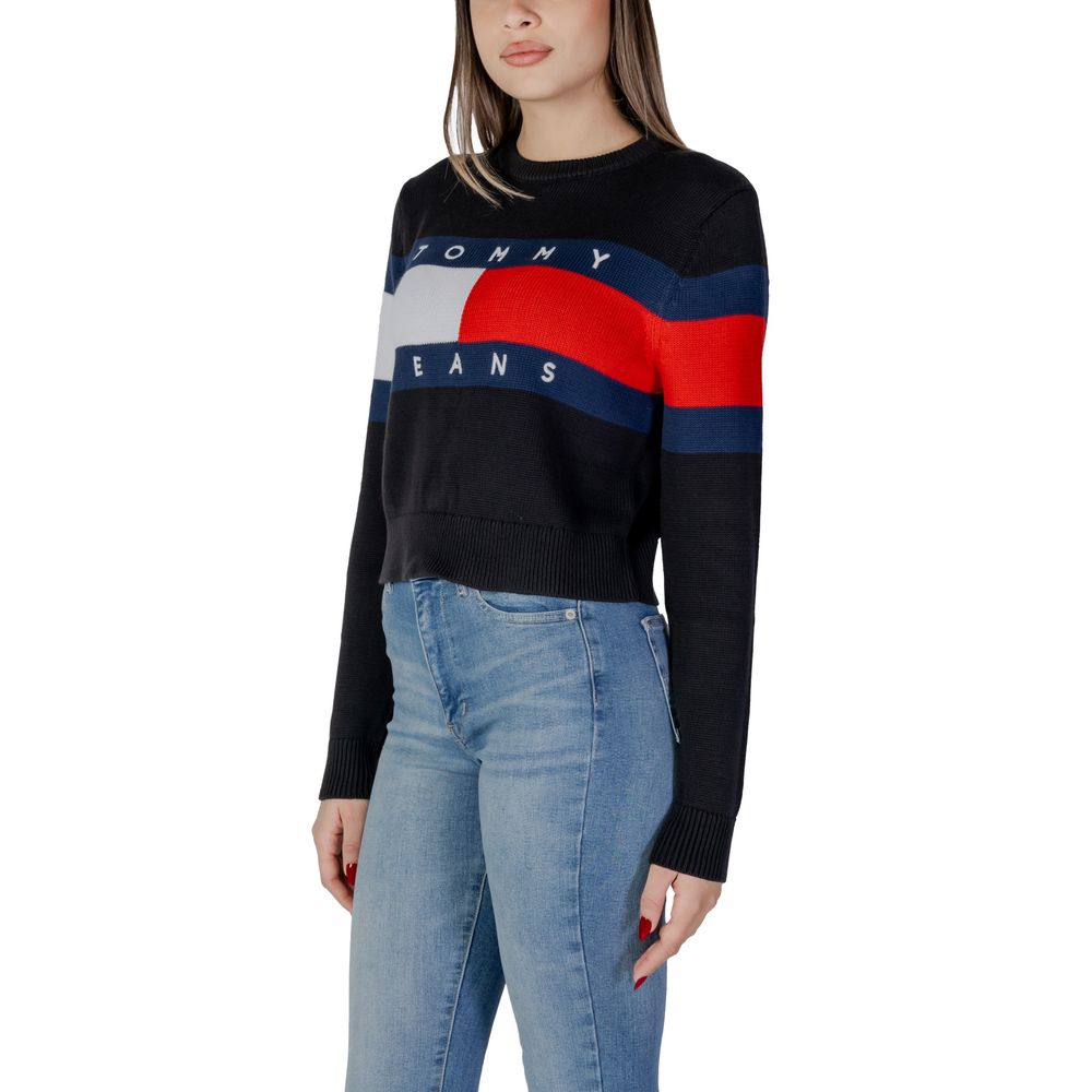 Tommy Hilfiger Jeans Sorte Bomuld Rigenerato Toppe &amp; T-shirt