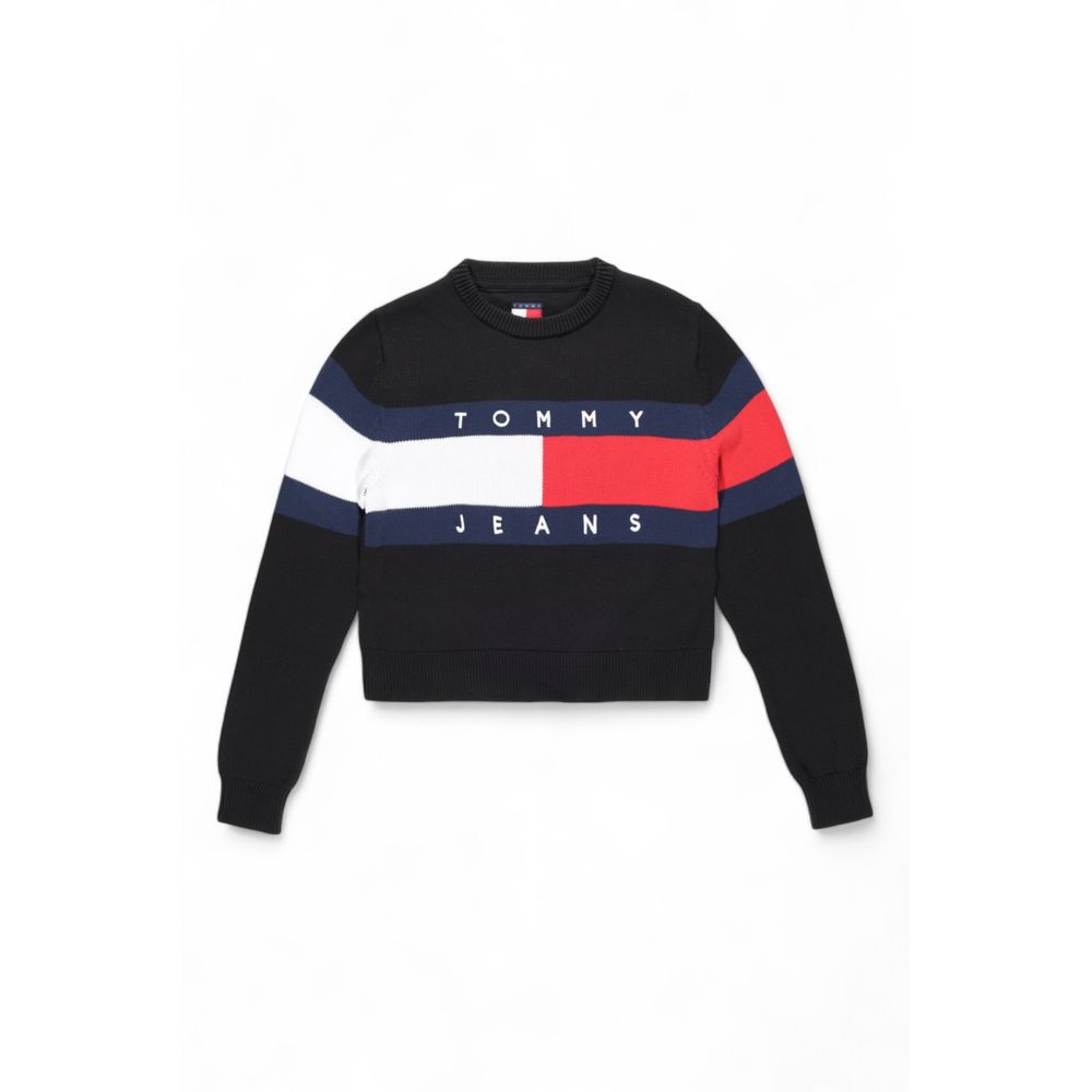 Tommy Hilfiger Jeans Sorte Bomuld Rigenerato Toppe &amp; T-shirt