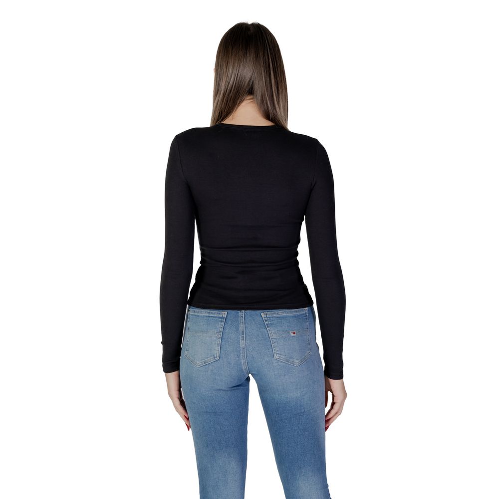 Tommy Hilfiger Jeans Sorte Bomuld Rigenerato Toppe &amp; T-shirt