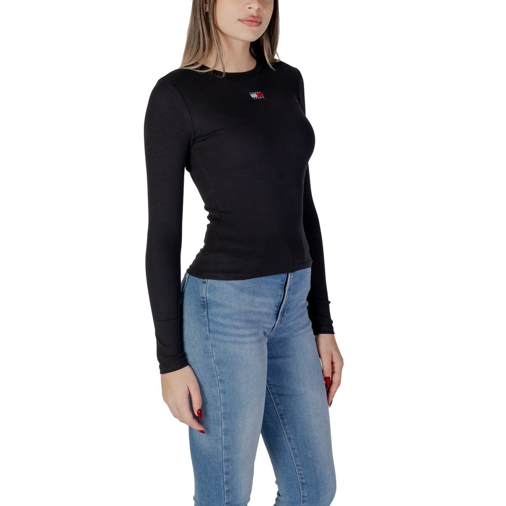 Tommy Hilfiger Jeans Sorte Bomuld Rigenerato Toppe &amp; T-shirt