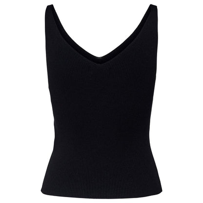 Jacqueline De Yong Sorte Viskose Toppe &amp; T-shirt