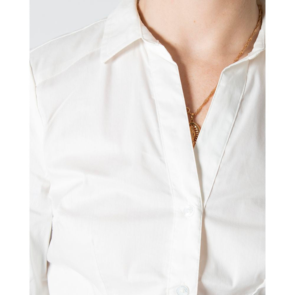 Vero Moda Cream Bomuld Toppe &amp; T-shirt