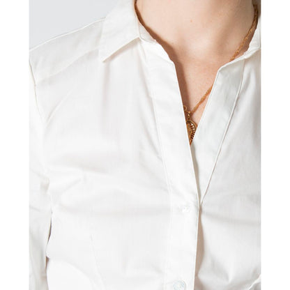 Vero Moda Cremefarvede bomuldstoppe og T-shirt
