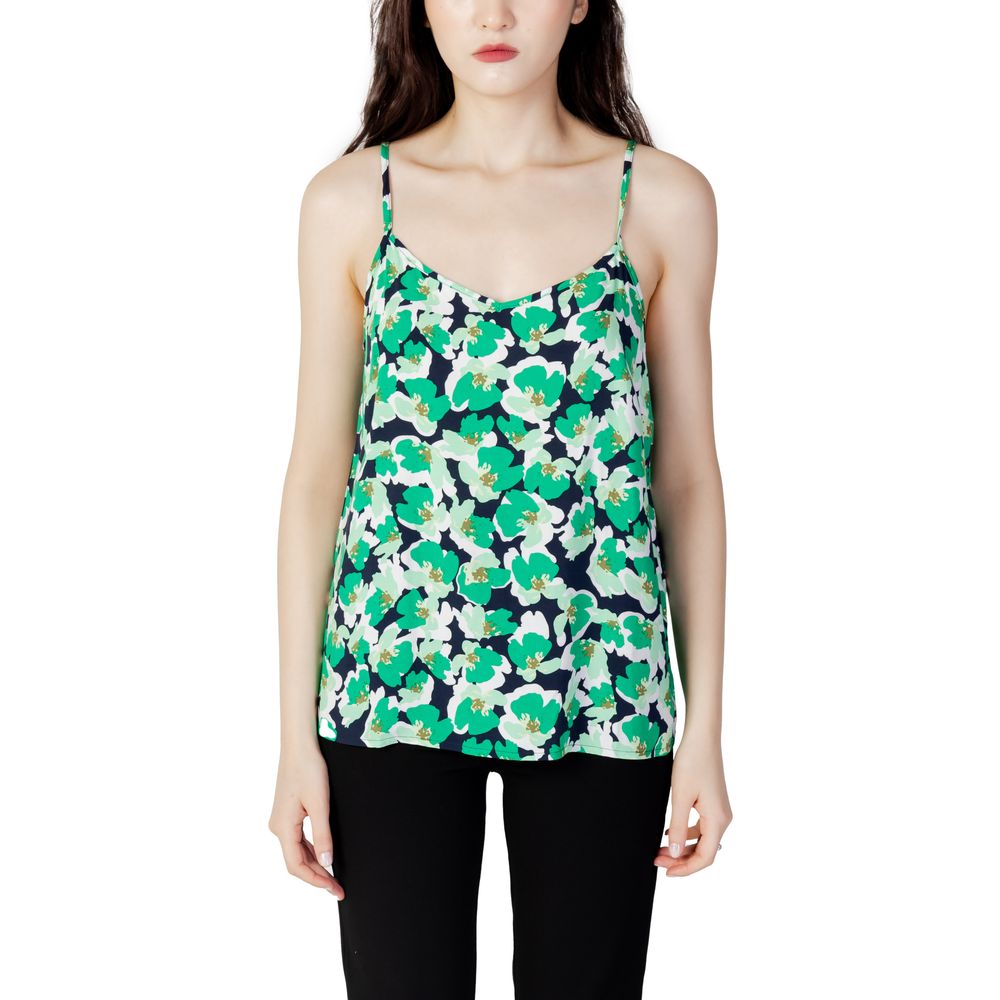 Jacqueline De Yong Grønne Bomuldstoppe &amp; T-shirt