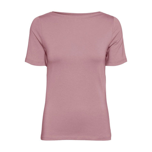 Vero Moda Pink Viscose Toppe &amp; T-Shirt