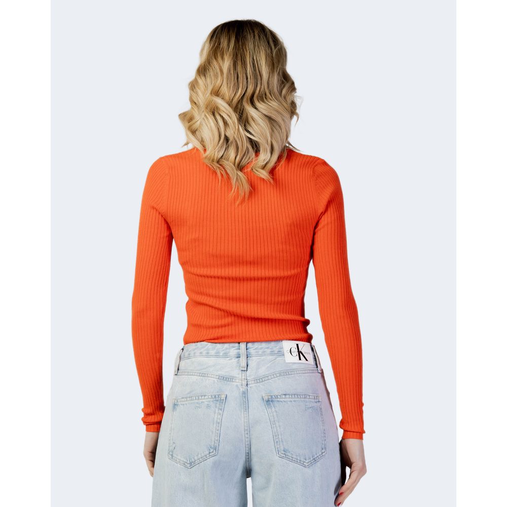 Vero Moda Orange Viscose Toppe &amp; T-Shirt