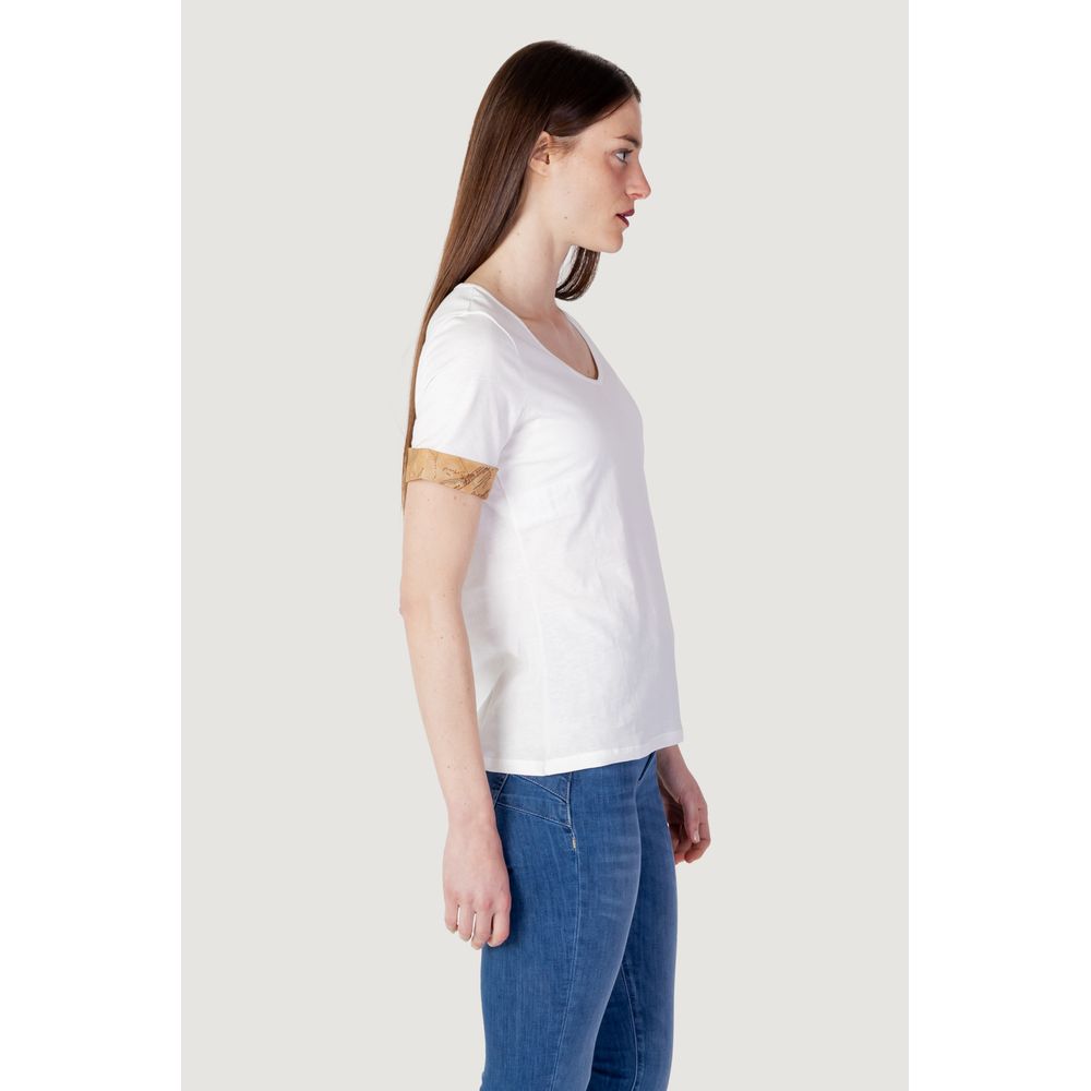 Alviero Martini Prima Classe Cream Bomuld Toppe &amp; T-shirt