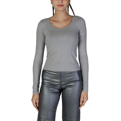 Vero Moda Sølvfarvede Toppe &amp; T-shirt i Genbrugspolyester