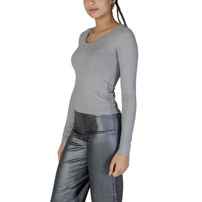 Vero Moda Sølvfarvede Toppe &amp; T-shirt i Genbrugspolyester