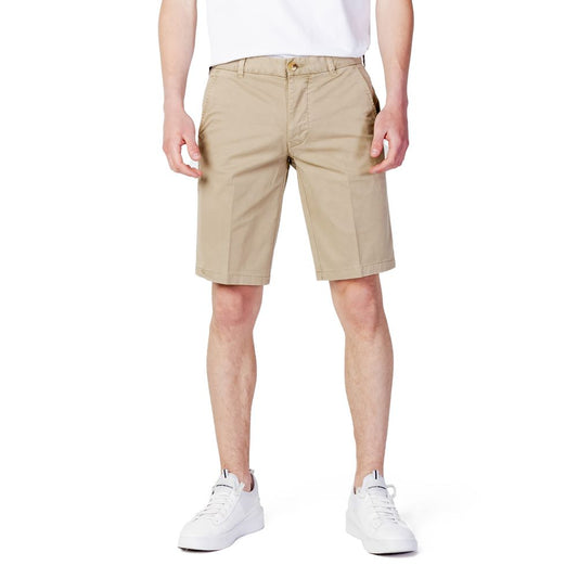 Blauer Beige Bomuld Short