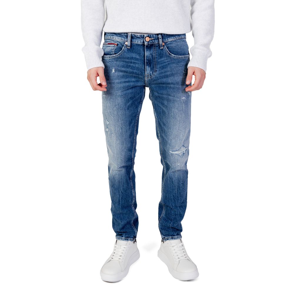 Tommy Hilfiger Jeans Blå Økologisk Bomuld Jeans &amp; bukser