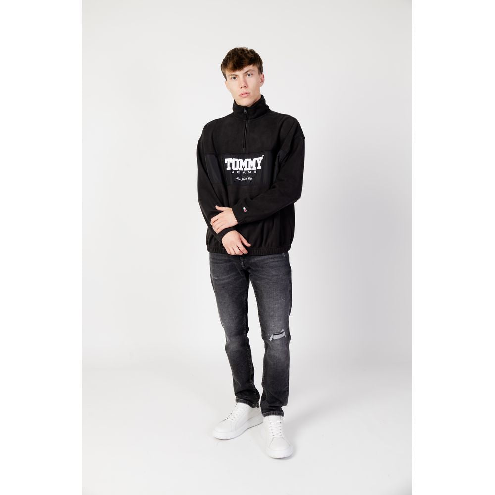 Tommy Hilfiger Jeans sort genbrugspolyester sweater