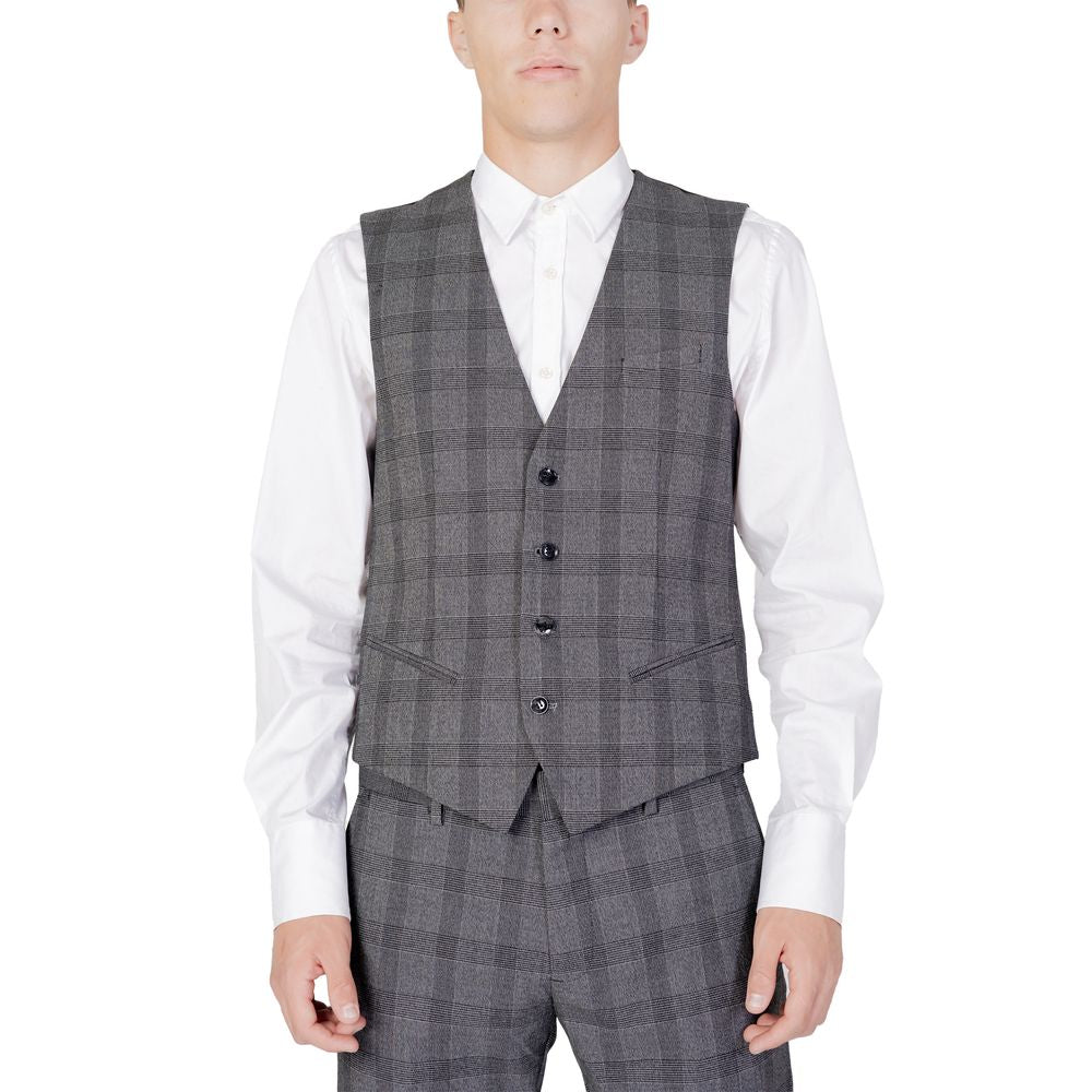 Antony Morato Sort polyestervest