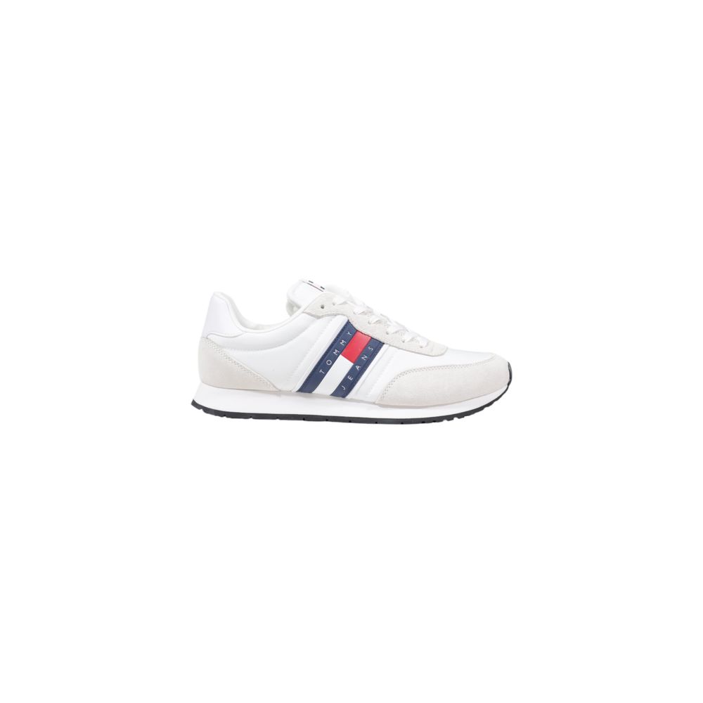 Tommy Hilfiger Jeans Hvid Genbrugspolyester Sneaker