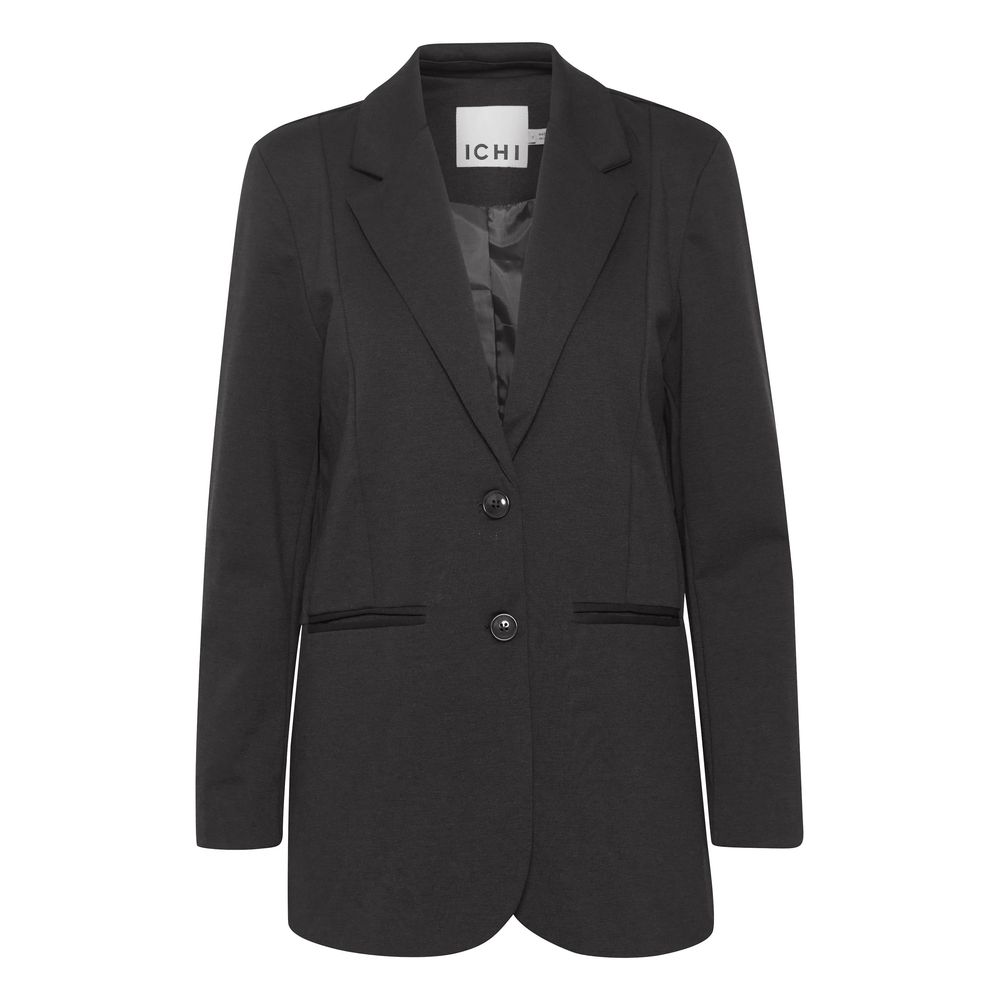 ICHI sorte genbrugspolyesterdragter og blazer