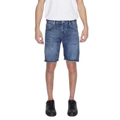 Antony Morato Blå Bomuldsshorts
