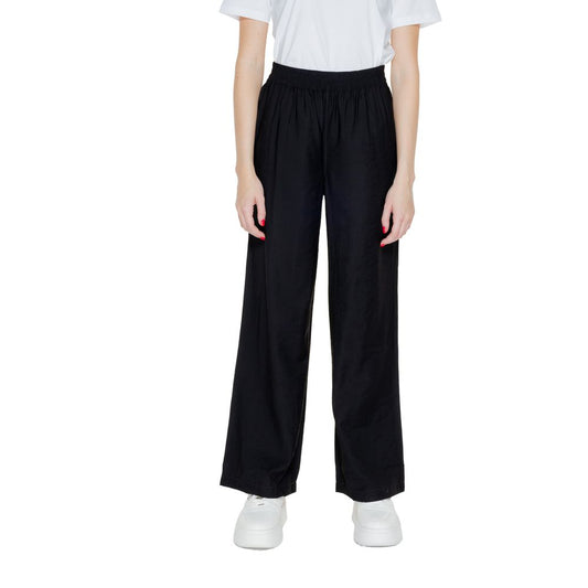 Jacqueline De Yong Sorte Viskose Jeans &amp; Bukser