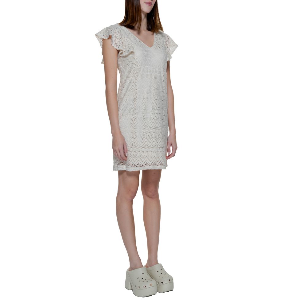 Vero Moda Beige polyesterkjole