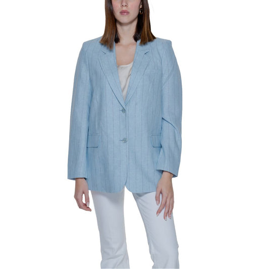 Costume și blazer de in albastru deschis Vero Moda