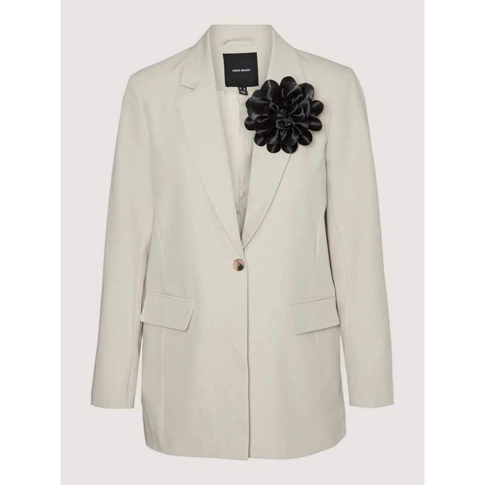 Vero Moda Beige polyesterdragter og blazer