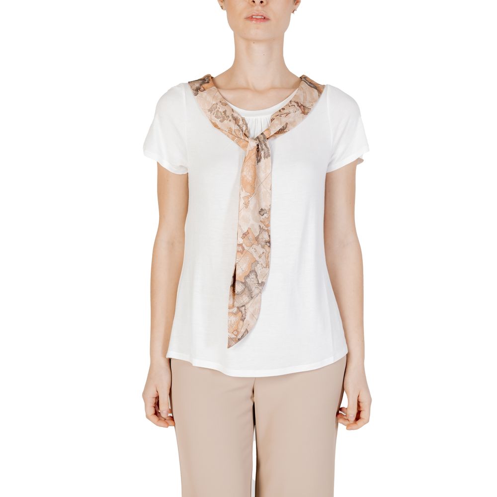 Alviero Martini Prima Classe Beige Viscose Toppe &amp; T-shirt