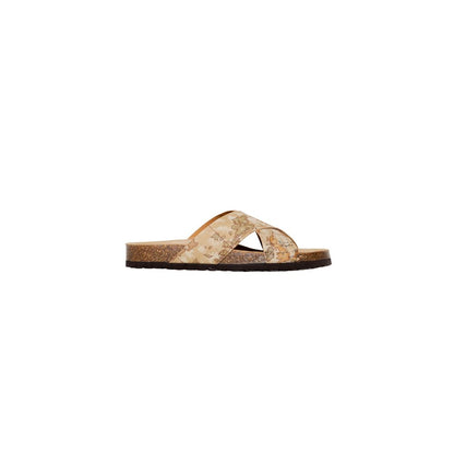 Alviero Martini Prima Classe beige tekstil sandal