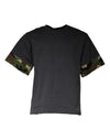 Dolce & Gabbana mørkegrå camouflage T-shirt med rund hals