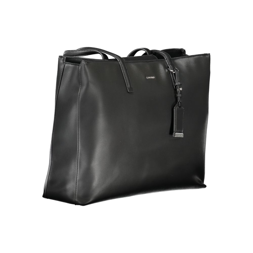 Calvin Klein Black Polyester Handbag