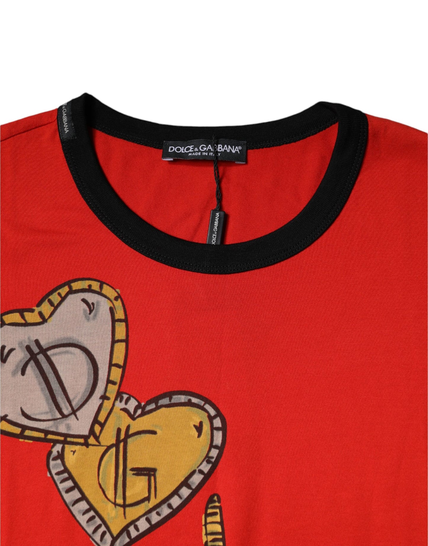 Dolce &amp; Gabbana Red 2019 Year Of The Pig kortærmet T-shirt