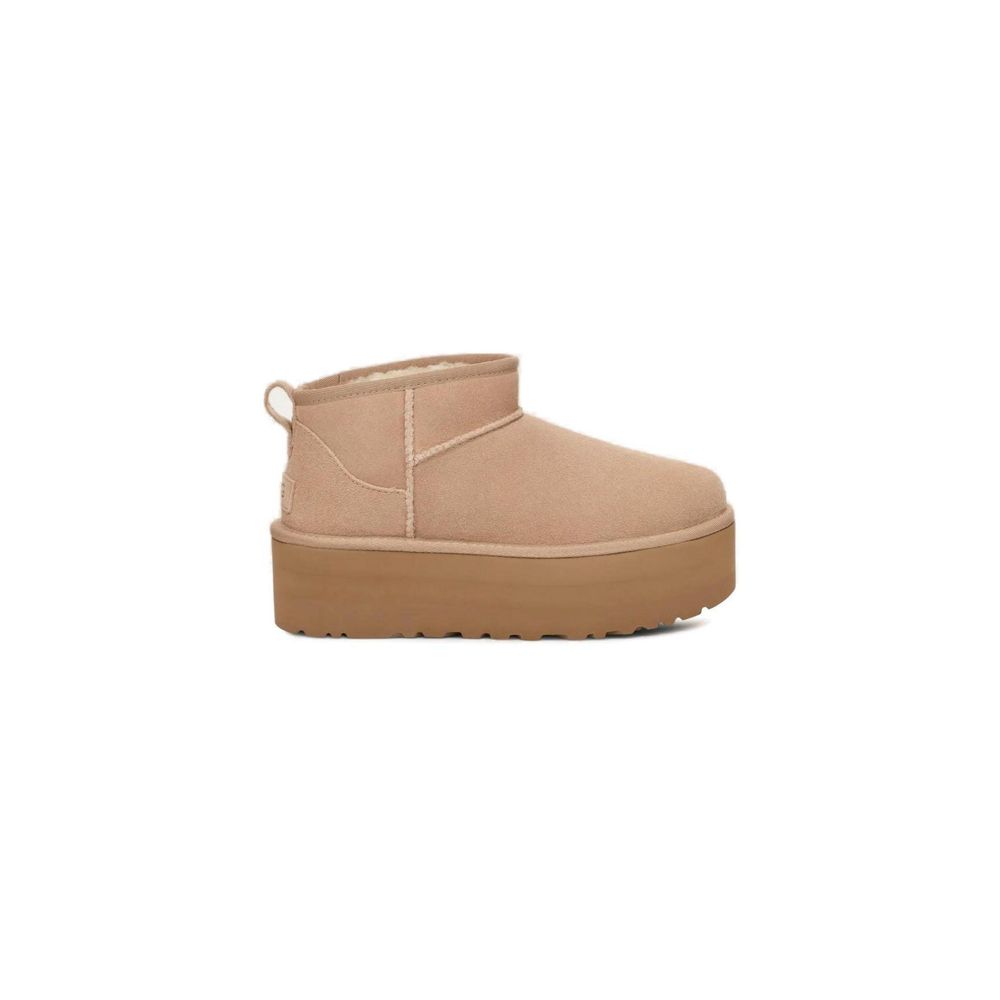 UGG Beige ruskindsstøvle