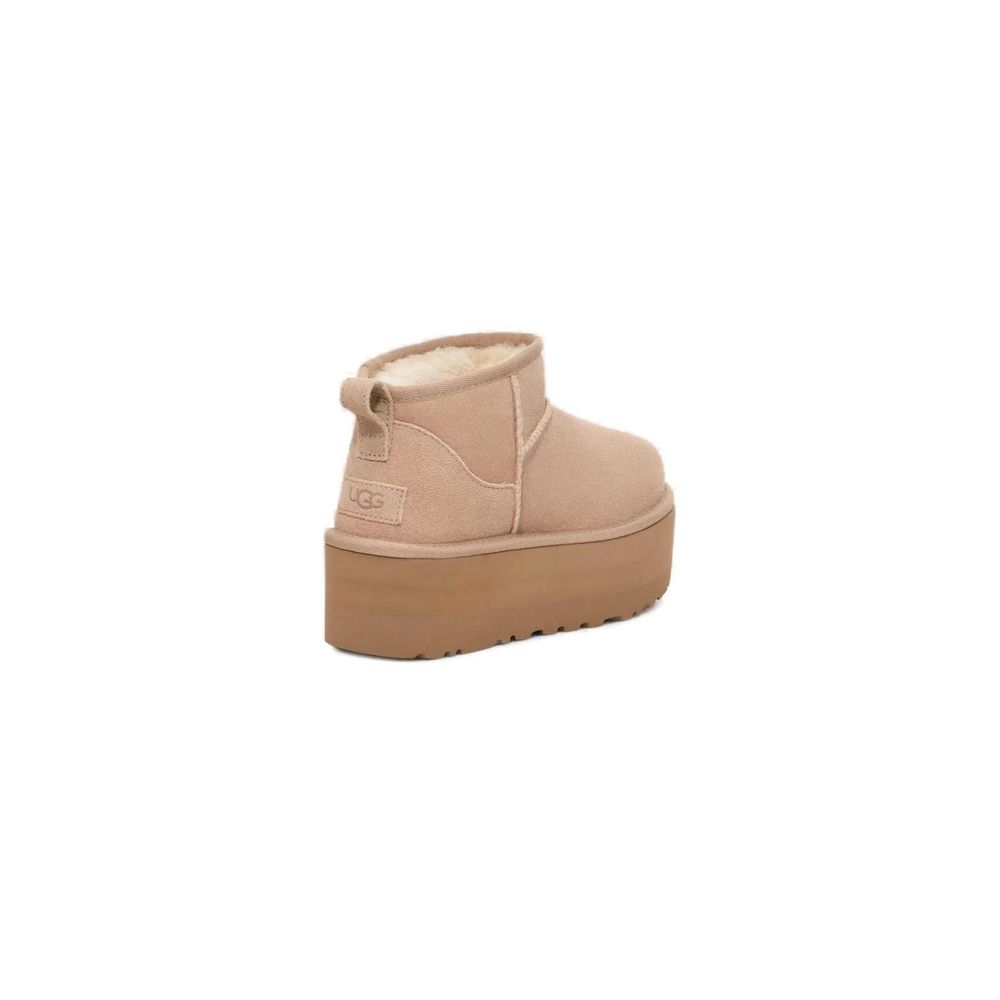 UGG Beige ruskindsstøvle