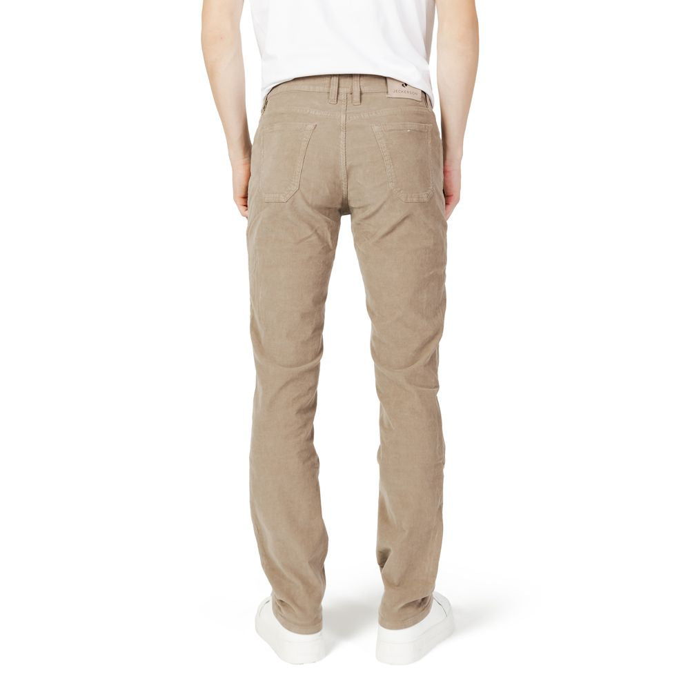 Jeckerson beige jeans og bukser i bomuld