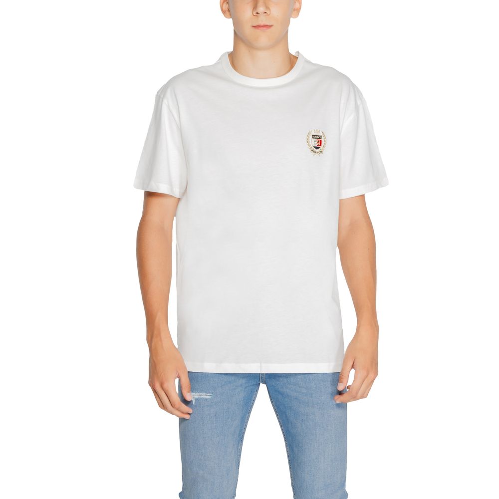 Tommy Hilfiger Jeans hvid bomuld Rigenerato T-shirt