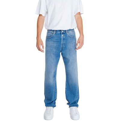 Replay Blue Cotton Jeans & Pant