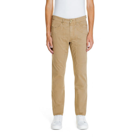 Jeckerson beige jeans og bukser i bomuld