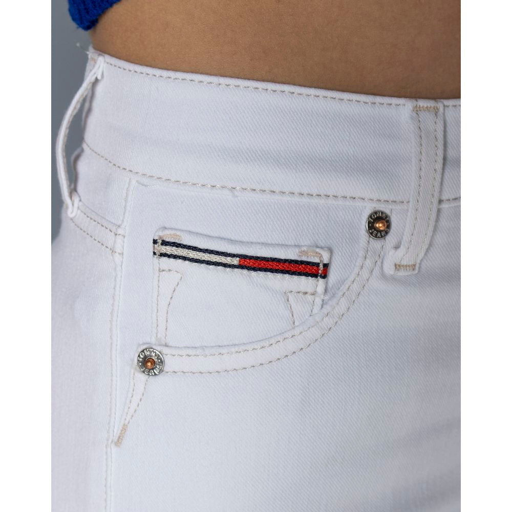 Tommy Hilfiger Jeans Hvide bomuldsjeans &amp; -bukser