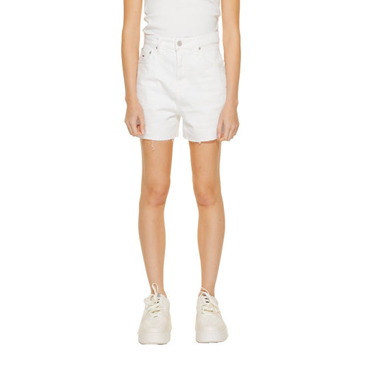 Tommy Hilfiger Jeans Hvid Bomuld Rigenerato Short