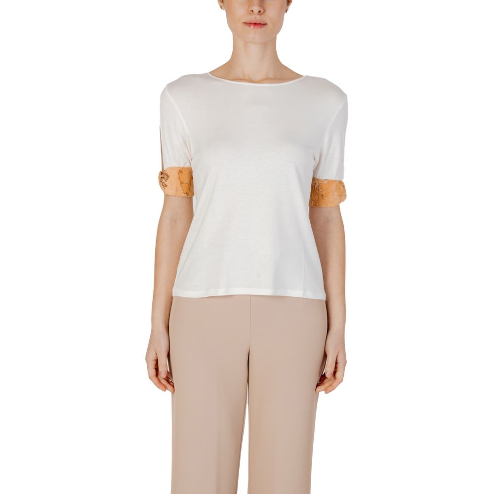 Alviero Martini Prima Classe Beige Viscose Toppe &amp; T-shirt